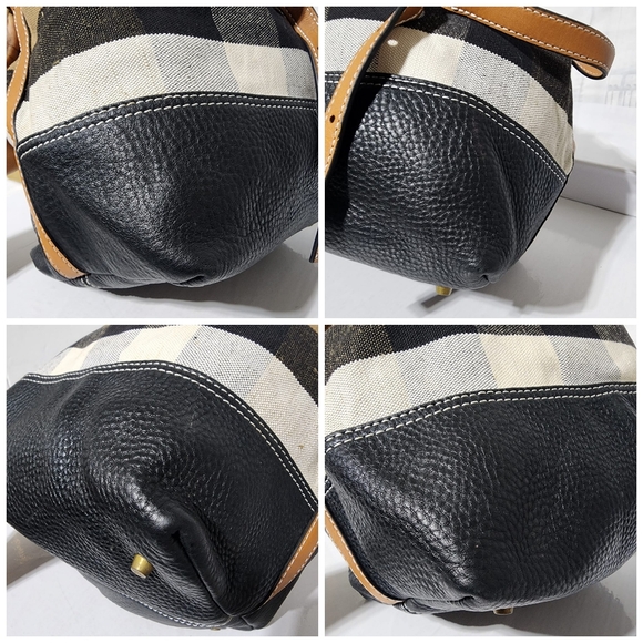 Burberry House Check Heston Bucket Bag Brown/Beige - Picture 9 of 10